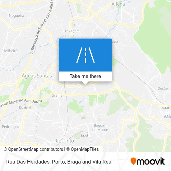 Rua Das Herdades map