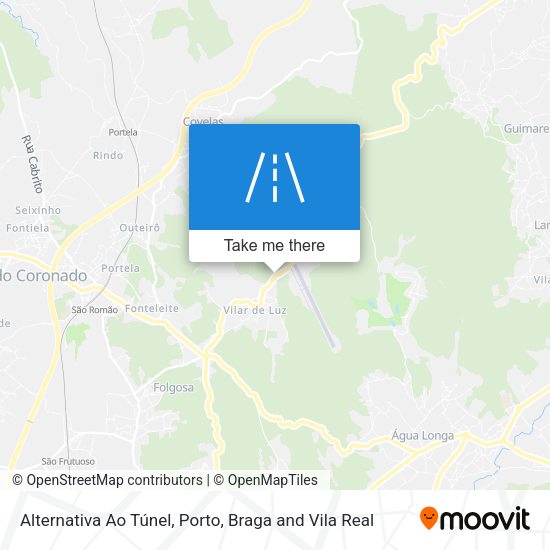 Alternativa Ao Túnel mapa
