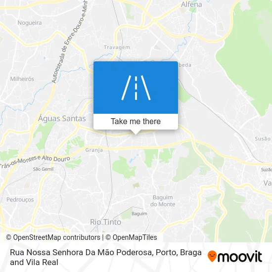 Rua Nossa Senhora Da Mão Poderosa map