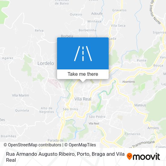 Rua Armando Augusto Ribeiro map