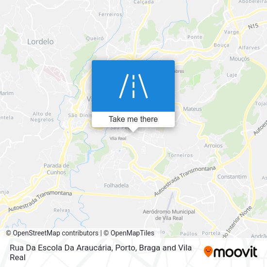 Rua Da Escola Da Araucária map