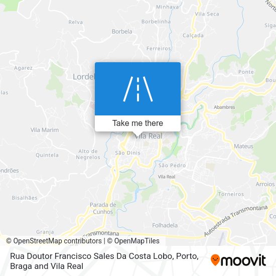 Rua Doutor Francisco Sales Da Costa Lobo mapa