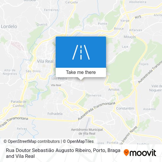 Rua Doutor Sebastião Augusto Ribeiro map