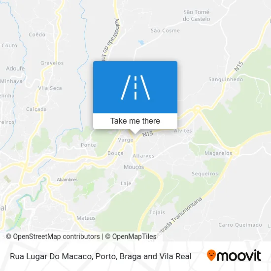 Rua Lugar Do Macaco map