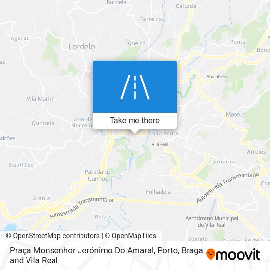 Praça Monsenhor Jerónimo Do Amaral mapa