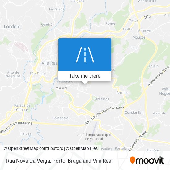 Rua Nova Da Veiga map