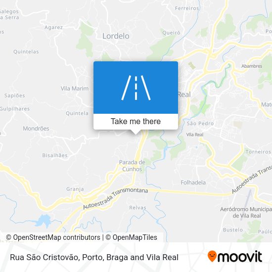 Rua São Cristovão map