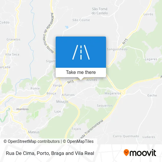 Rua De Cima map