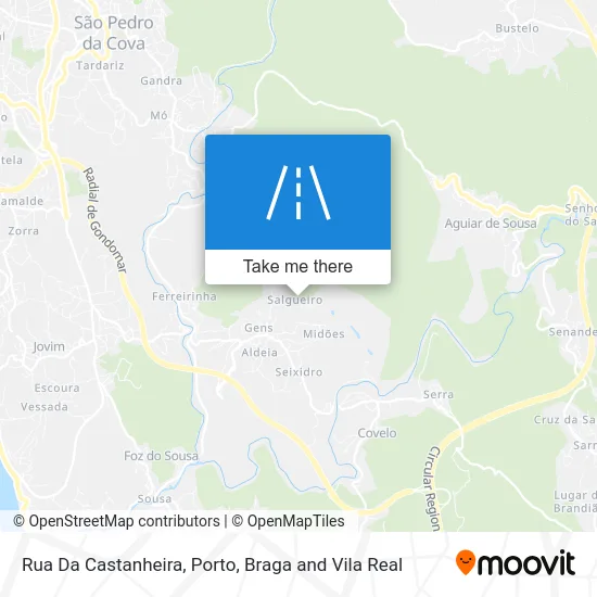 Rua Da Castanheira map