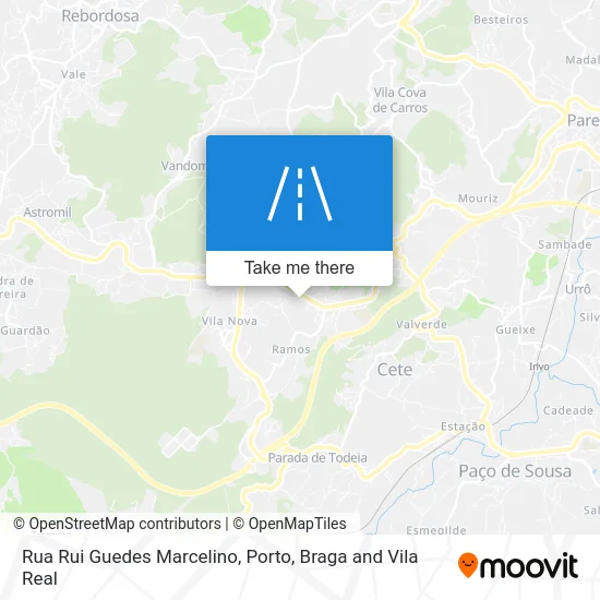 Rua Rui Guedes Marcelino map