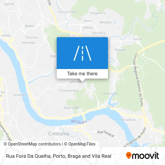 Rua Fora Da Quelha map