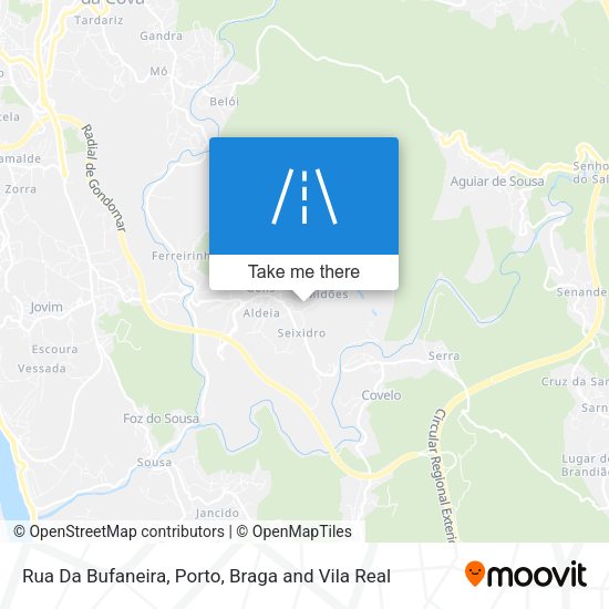 Rua Da Bufaneira map