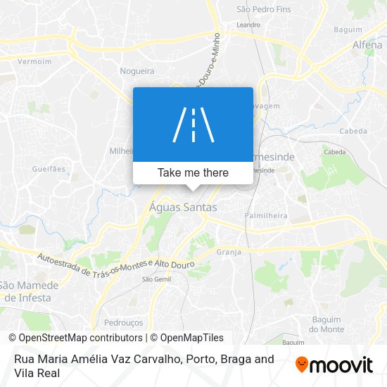 Rua Maria Amélia Vaz Carvalho mapa
