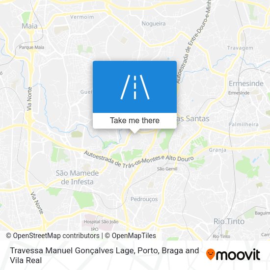 Travessa Manuel Gonçalves Lage map