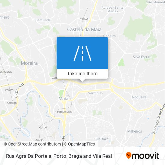 Rua Agra Da Portela map