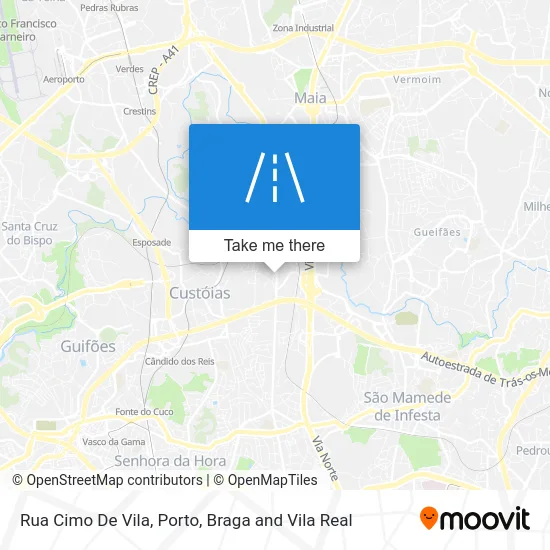 Rua Cimo De Vila map