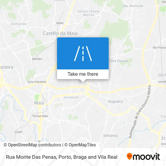 Rua Monte Das Penas map