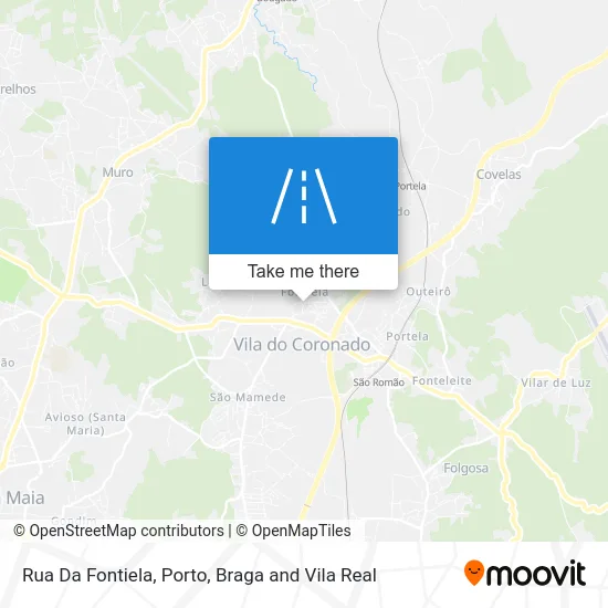 Rua Da Fontiela map