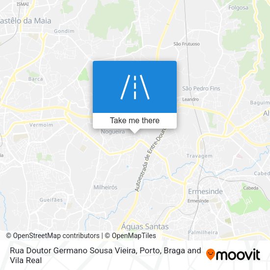 Rua Doutor Germano Sousa Vieira mapa