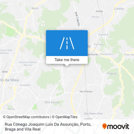 Rua Cónego Joaquim Luís Da Assunção mapa