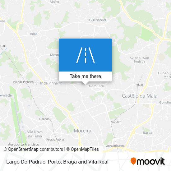 Largo Do Padrão mapa