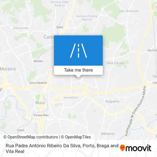 Rua Padre António Ribeiro Da Silva map