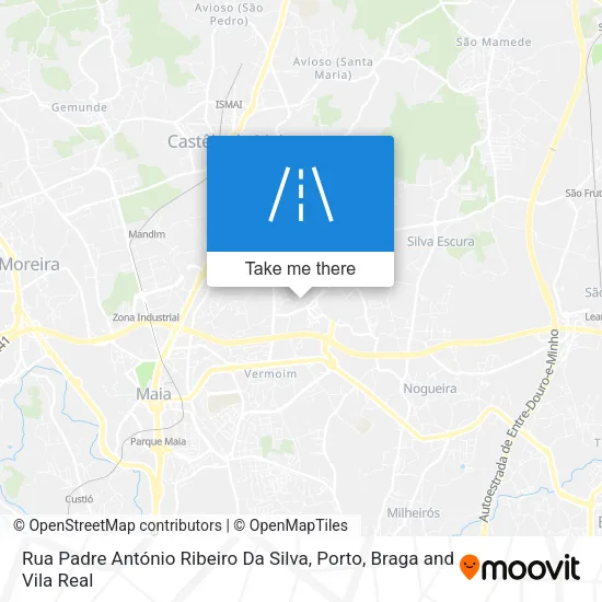 Rua Padre António Ribeiro Da Silva map