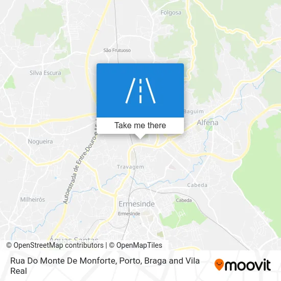 Rua Do Monte De Monforte map