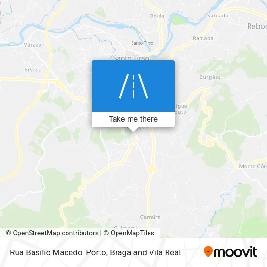 Rua Basílio Macedo map