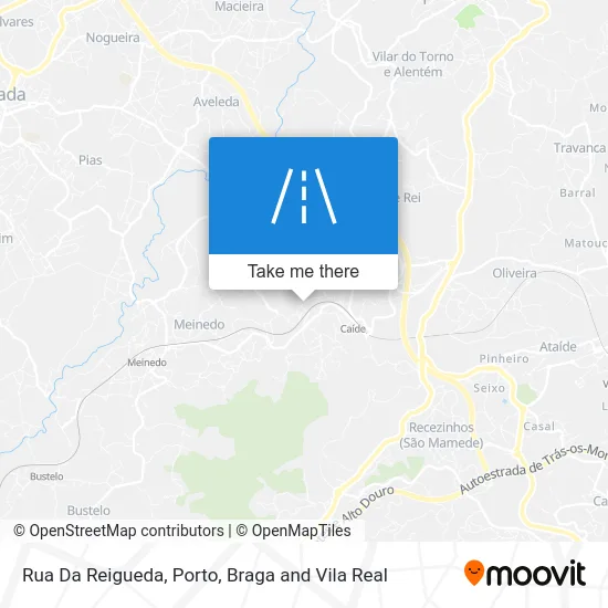 Rua Da Reigueda map