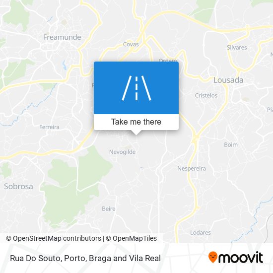 Rua Do Souto mapa