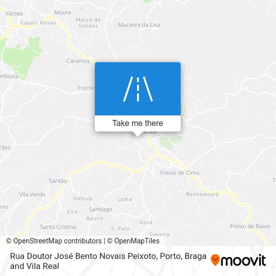 Rua Doutor José Bento Novais Peixoto map