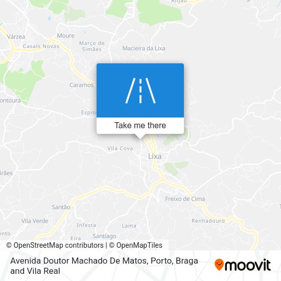 Avenida Doutor Machado De Matos mapa
