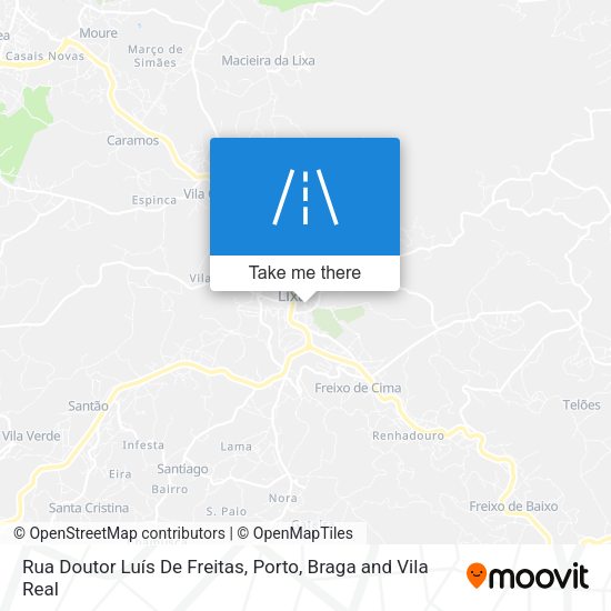 Rua Doutor Luís De Freitas map