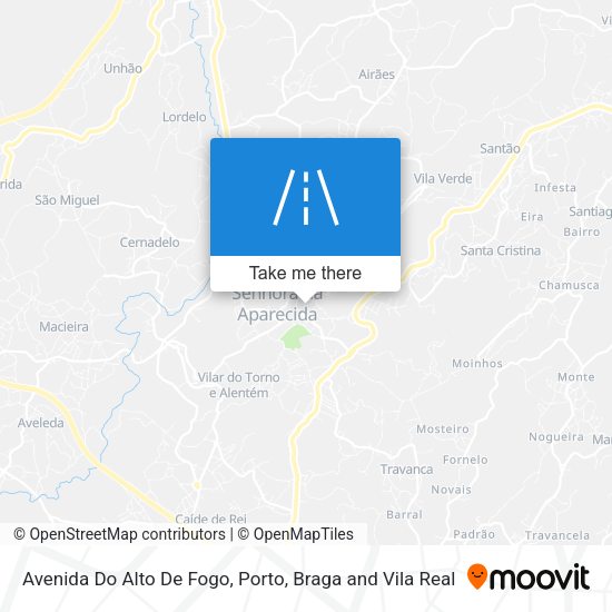 Avenida Do Alto De Fogo map