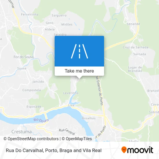 Rua Do Carvalhal map