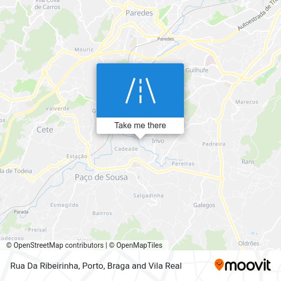 Rua Da Ribeirinha map