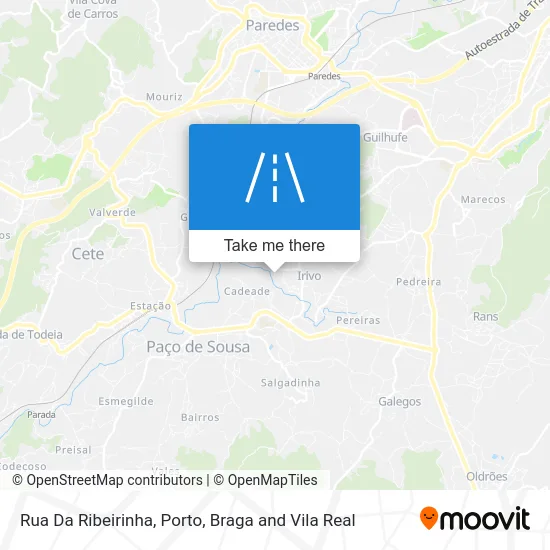 Rua Da Ribeirinha map