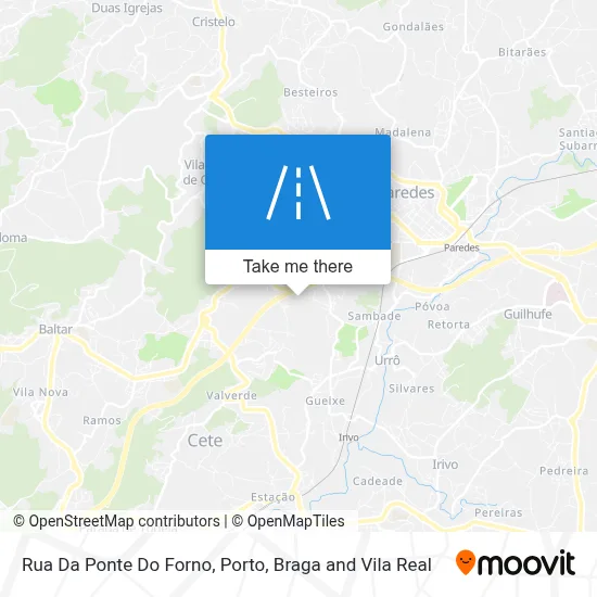 Rua Da Ponte Do Forno map