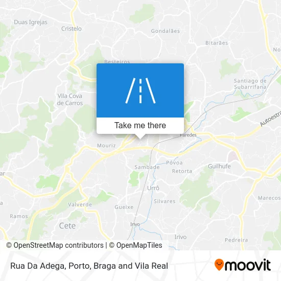 Rua Da Adega map