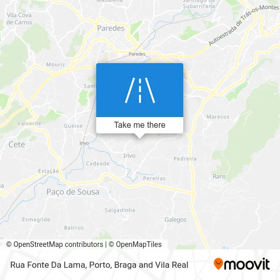 Rua Fonte Da Lama map
