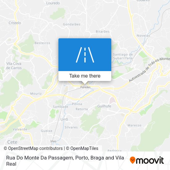 Rua Do Monte Da Passagem map