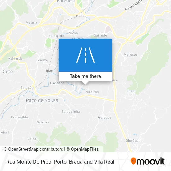 Rua Monte Do Pipo map