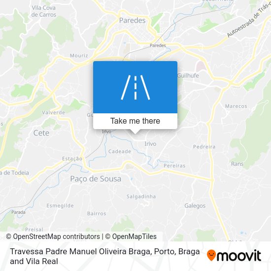Travessa Padre Manuel Oliveira Braga map