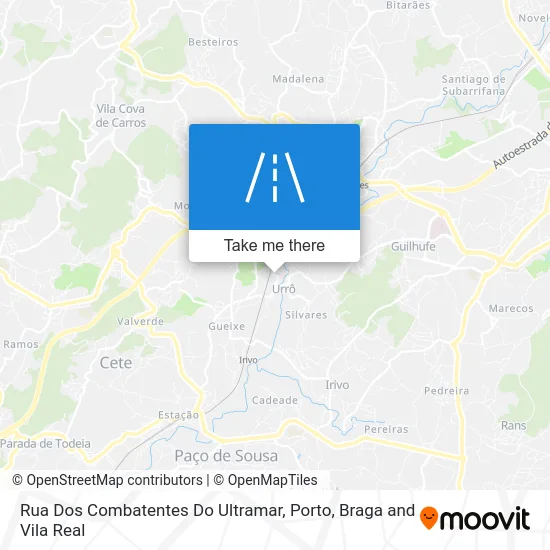 Rua Dos Combatentes Do Ultramar map