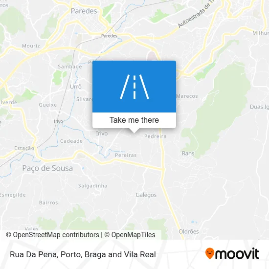 Rua Da Pena map