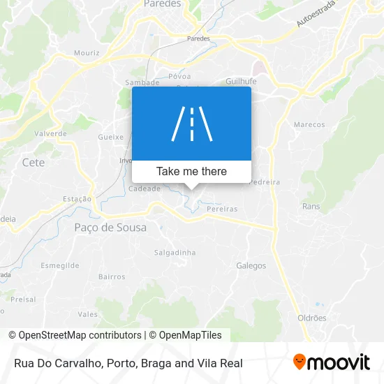 Rua Do Carvalho map