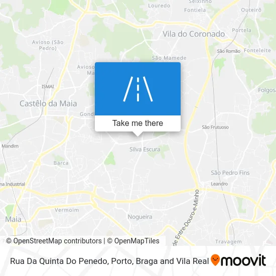 Rua Da Quinta Do Penedo map