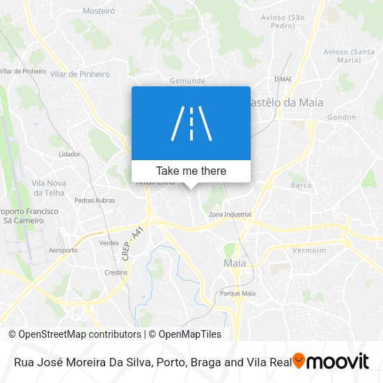 Rua José Moreira Da Silva mapa