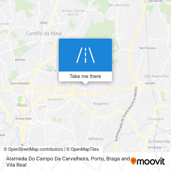 Alameda Do Campo Da Carvalheira mapa
